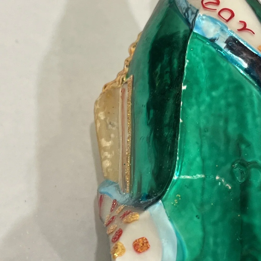 Christopher‎ Radko 2001 Happy New Year CHAMPAGNE Christmas Ornament ~ 7